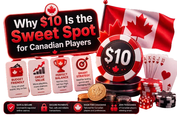 $10 deposit casino sweet spot