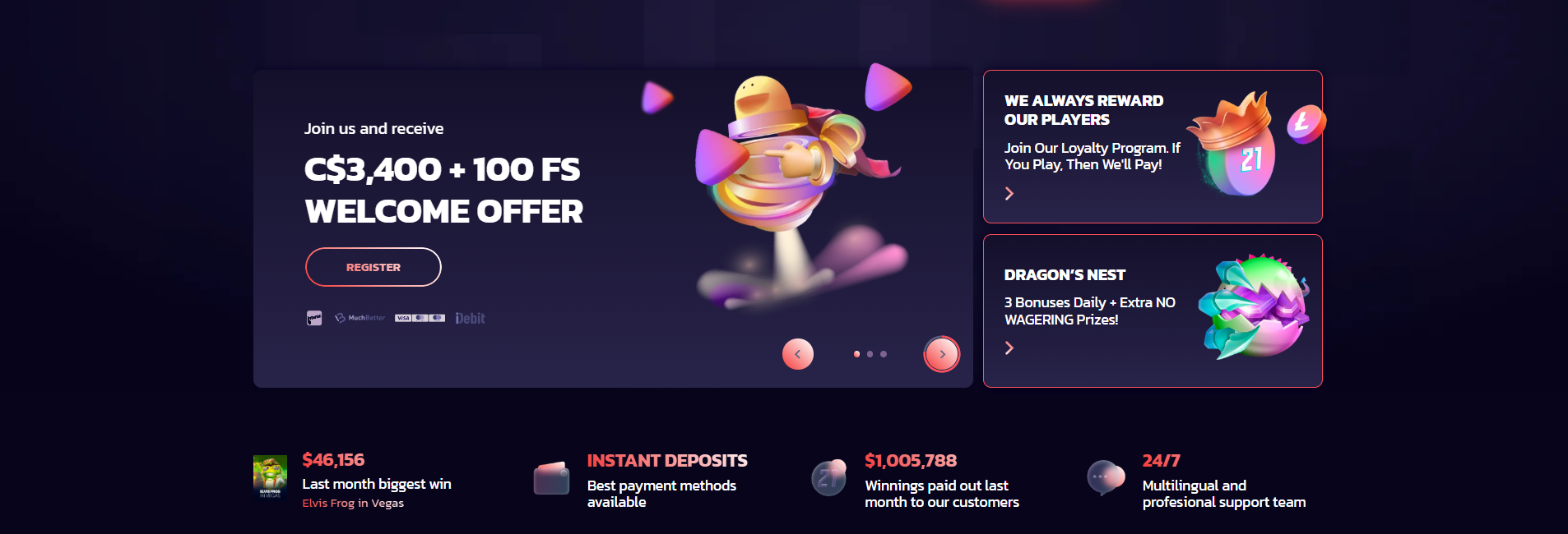 21bit Casino screenshot