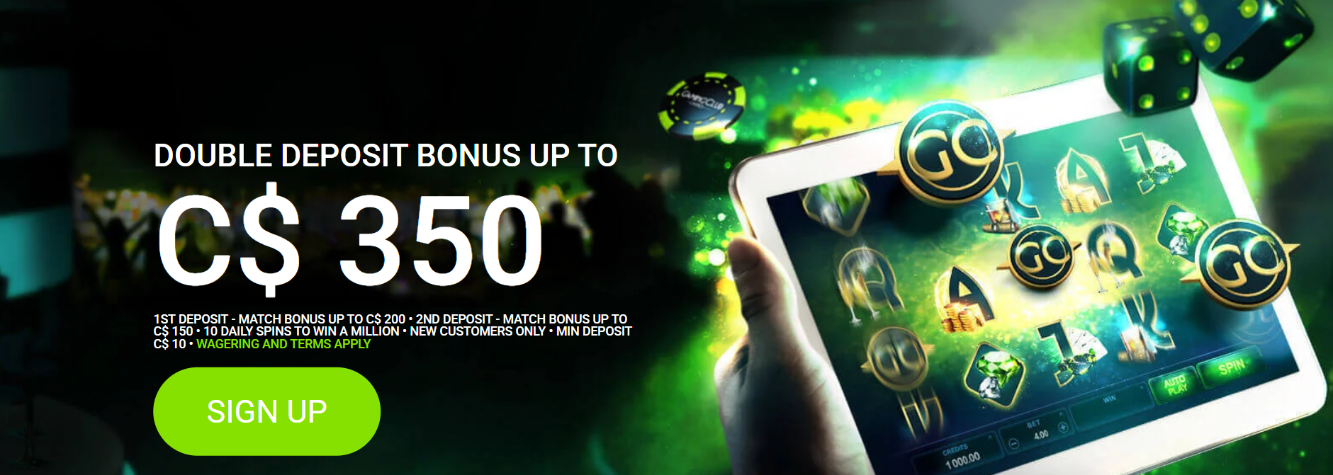 Gaming Club Casino screenshot